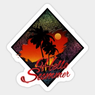 Hello Summer Sticker